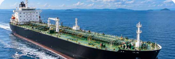 Product tanker at sea