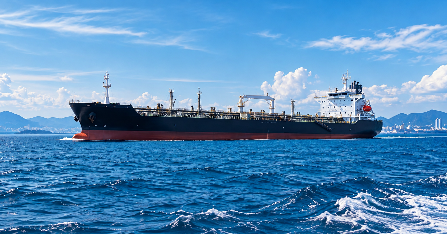 Product tanker on passage